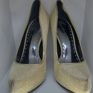 Giani Bernini Shimmering Gold Heels